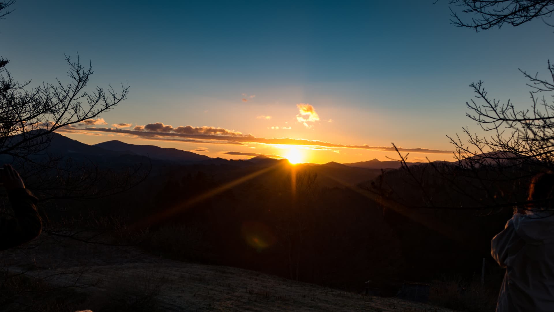 長折十万石山初日の出